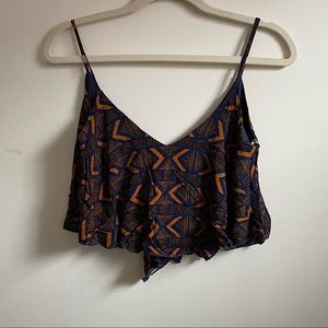 [3 for $12] UK2LA tribal print cropped top